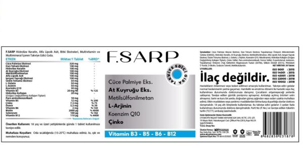 F. Sarp Takviye Gıda - Görsel 2